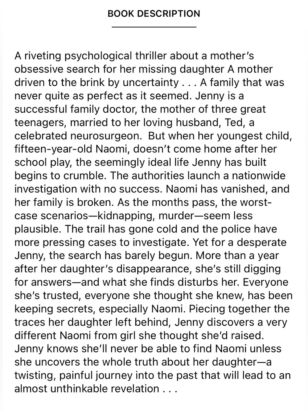 The Daughter by Jane Shemilt Paperback Book Mystery Thriller BookTok - Picture 12 of 15